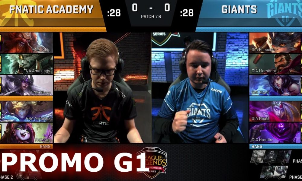  Giants Gaming relegated from Eu LCS